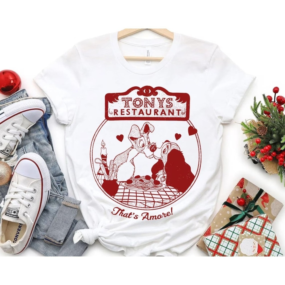 Lady And Tramp Tony's Restaurant Shirt
